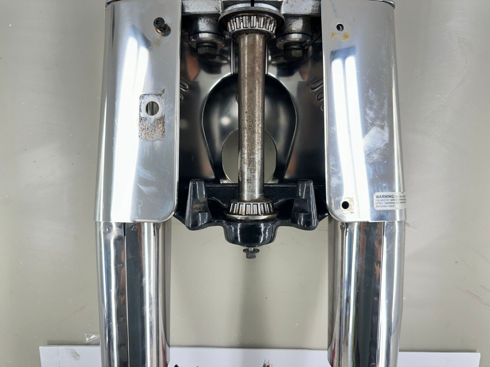 2001 HARLEY SOFTAIL Fatboy Forks Triple Clamps Frontend