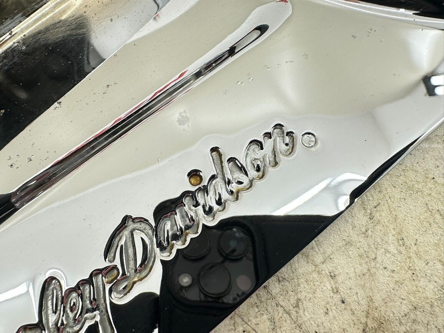 2002 HARLEY DYNA LOW RIDER Chrome Lower Belt Cover + Plastic Guard