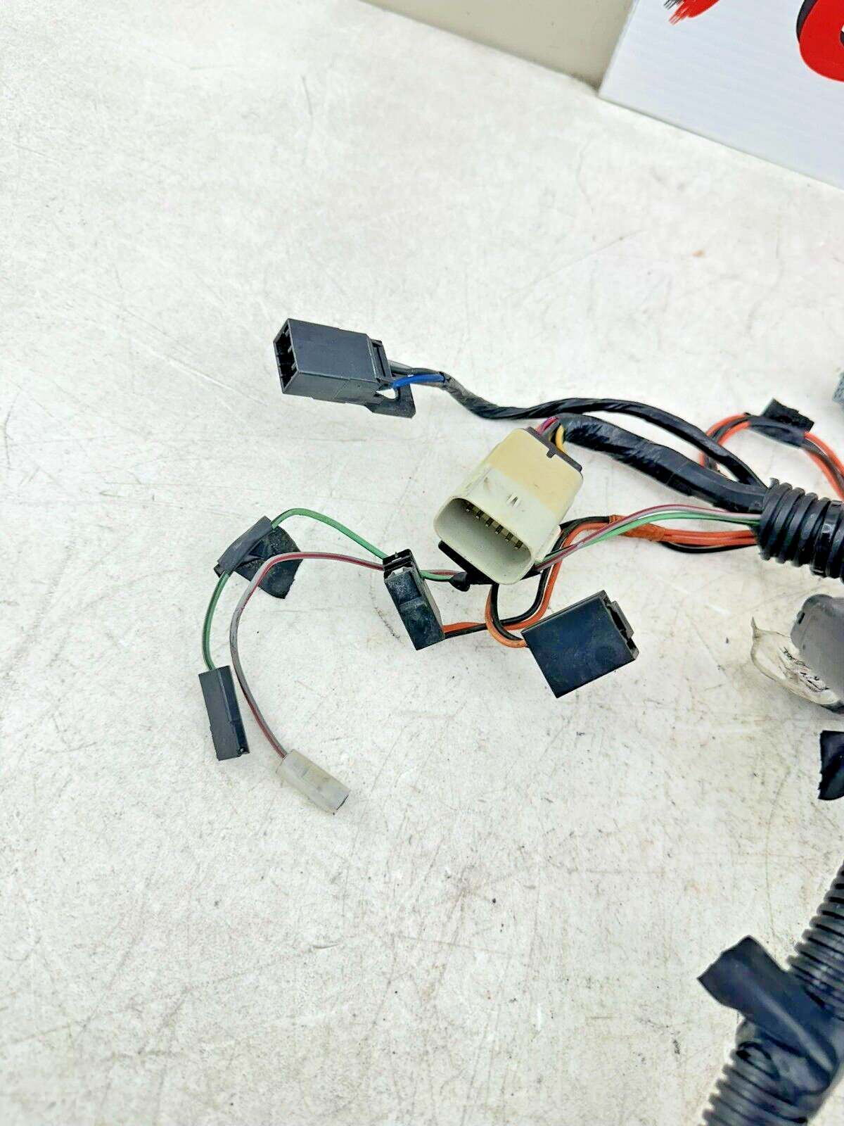 2007 Harley Electra Glide CVO Fairing Batwing Wire Wiring Interconnect Harness