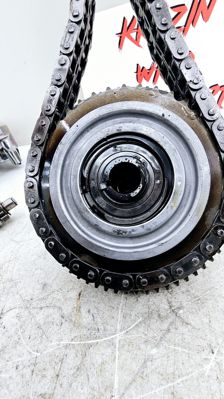 1988 HARLEY SOFTAIL Primary Clutch Chain Jackshaft Compensator Tapered Shaft