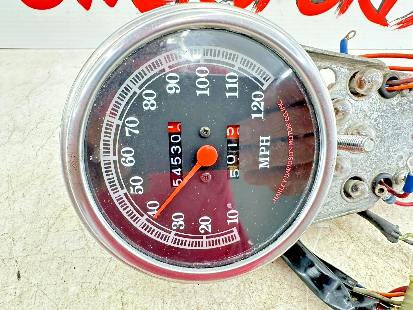1995 HARLEY SOFTAIL 95 Older Speedometer Speedo