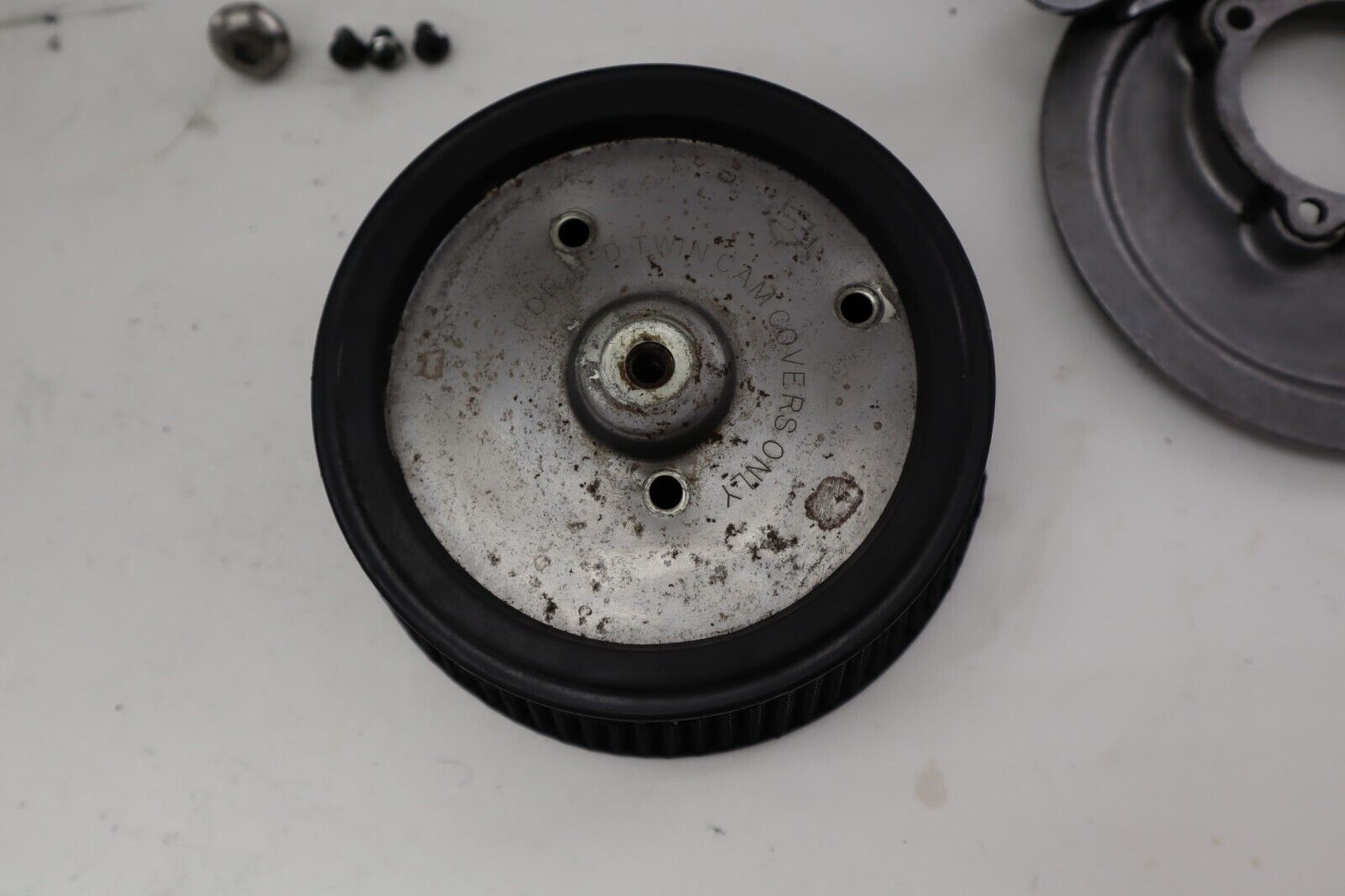 2001 HARLEY DAVIDSON SOFTAIL Air Filter Housing Mounting Flange & Hardware