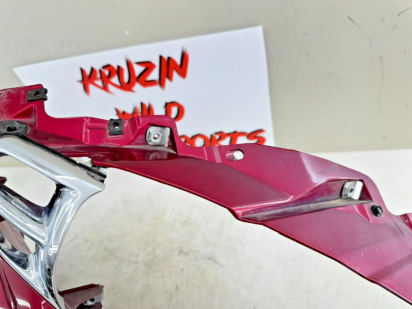 2004 Honda Goldwing GL1800 Red Right Side Headlight Fairing Cowl Panel