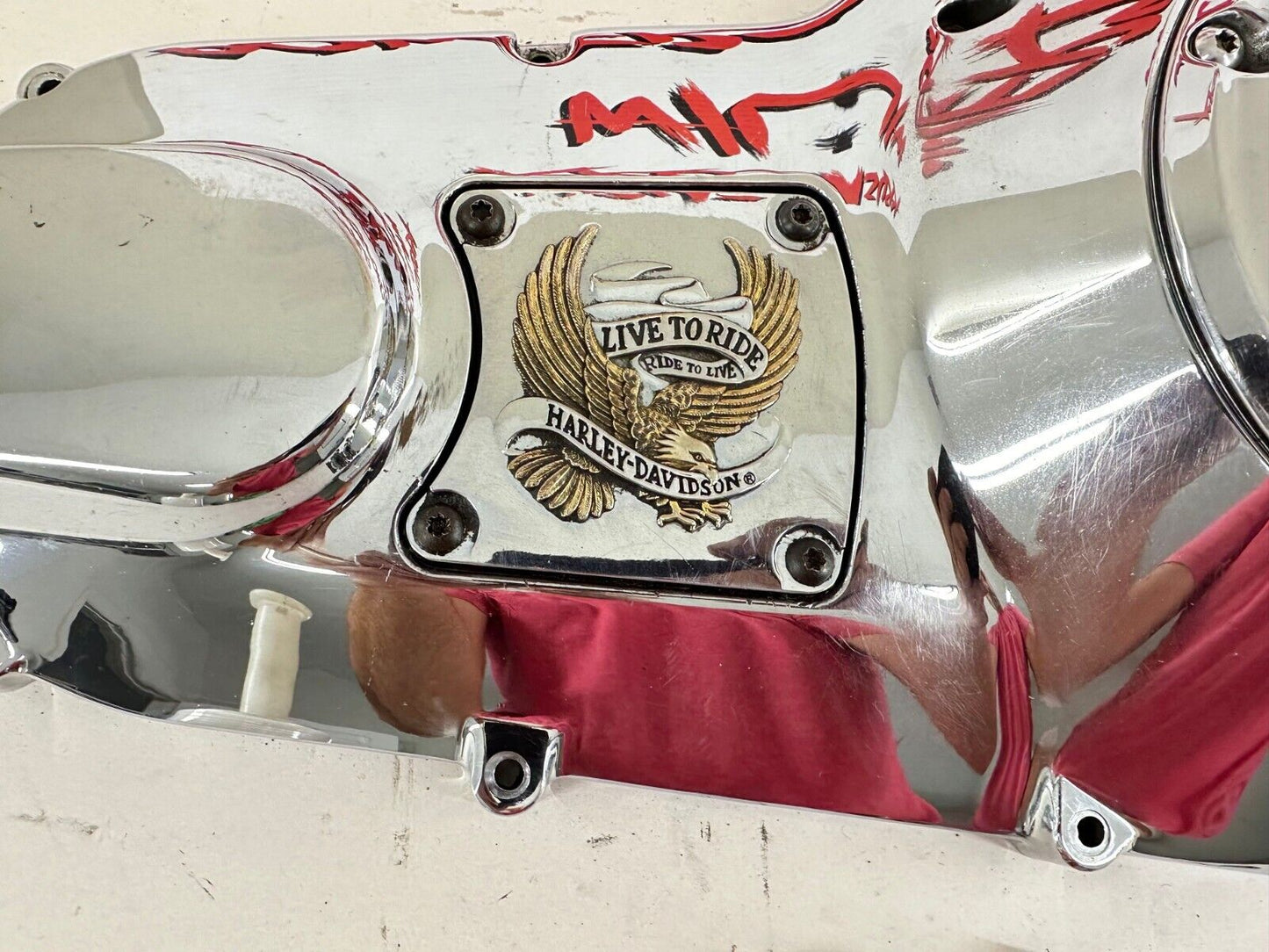 1999 HARLEY ELECTRA GLIDE Chrome Outer Primary Clutch Cover 60685-99