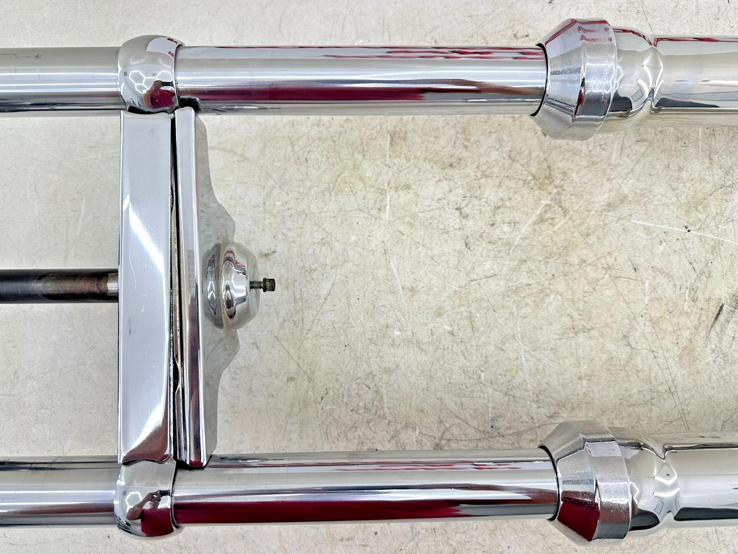 1999 HARLEY SOFTAIL Chrome Wide Glide Forks Triple Tree Clamp