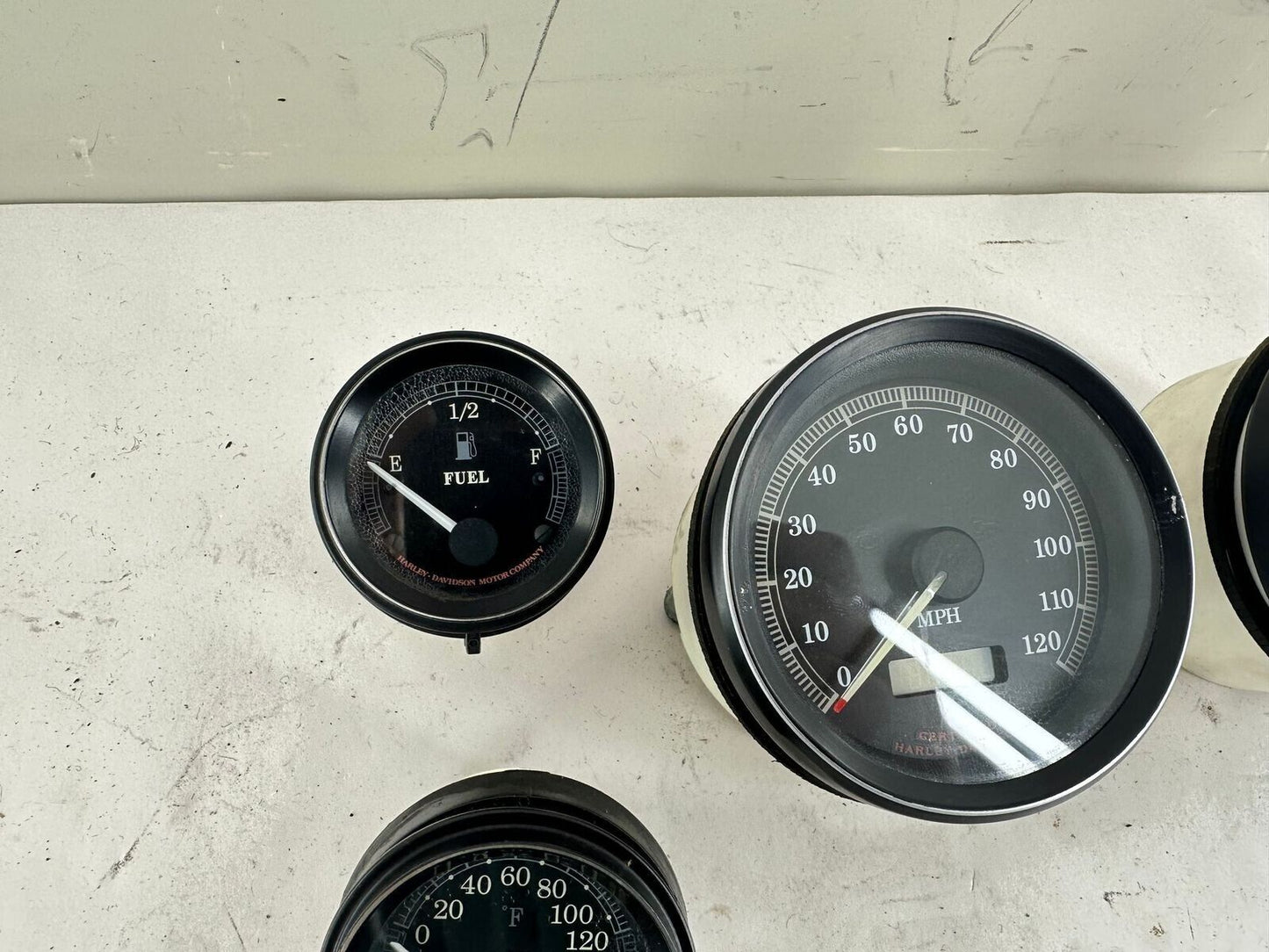 2000 HARLEY FLH ELECTRA GLIDE Guage Set Speedometer Tach Volt Air Oil Fuel