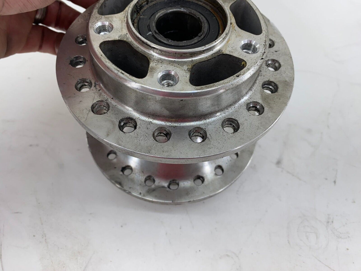 06-17 Harley Davidson Dyna Street Bob Front Wheel Hub w/ 1" Bearings