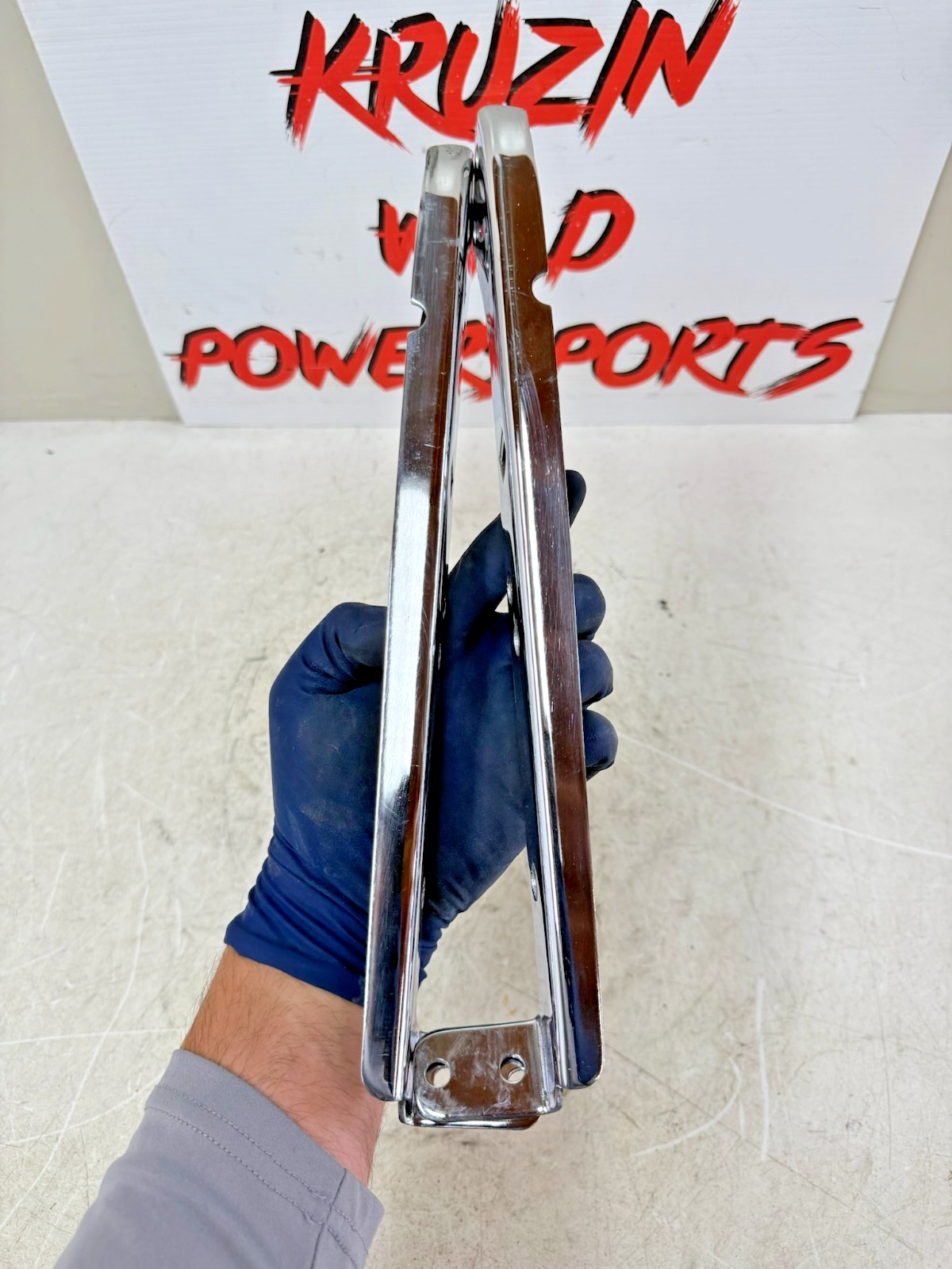 1995 HARLEY FLH ELECTRA GLIDE Rear Fender Frame Strut Arm Bars Chrome