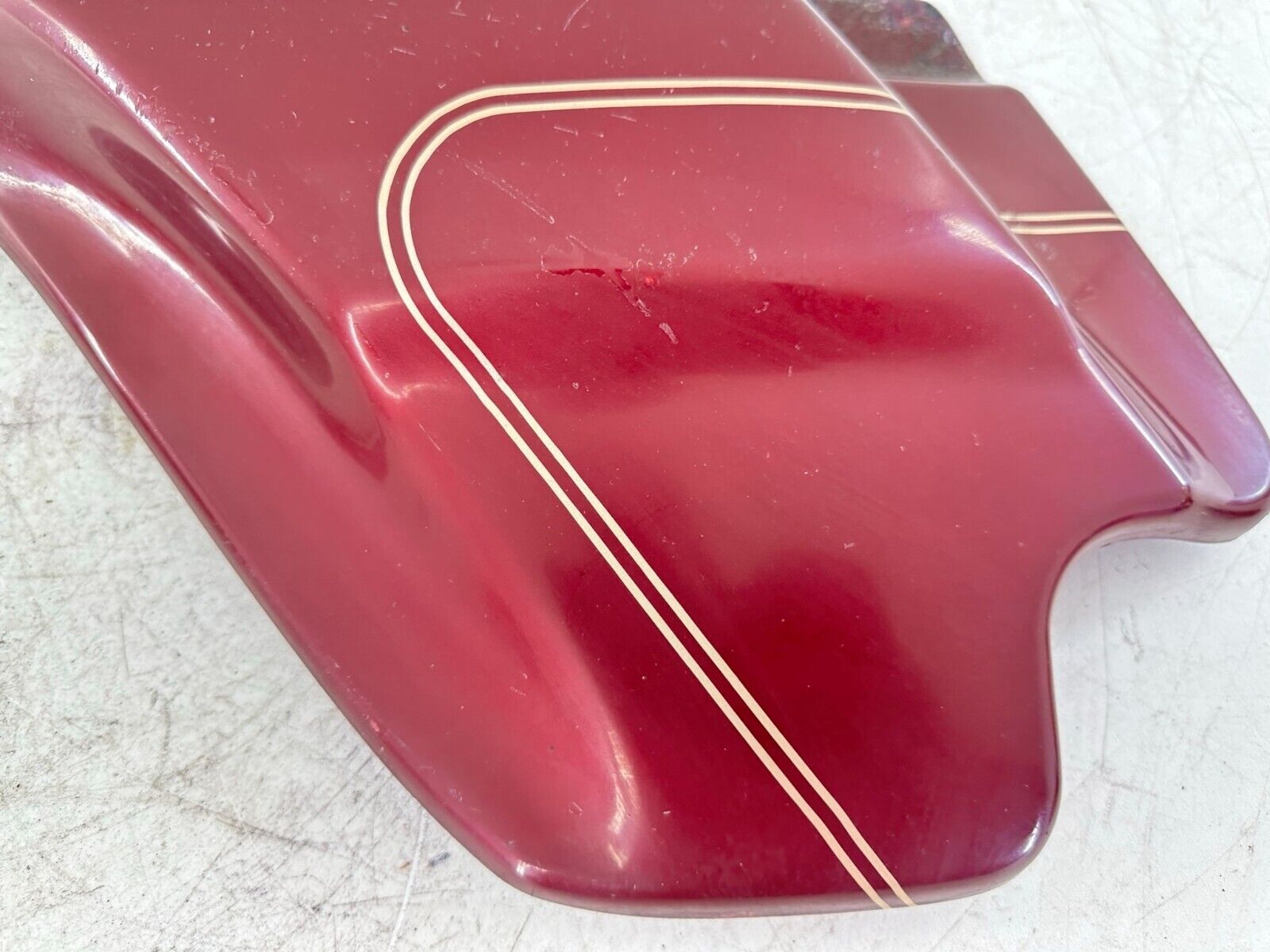 2004 HARLEY FLH ELECTRA GLIDE Right Left Side Cover Fairing Red 66250-97