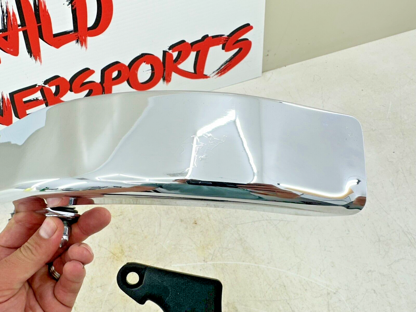 1999 HARLEY SOFTAIL Chrome Upper Belt Cover Guard + Plastic Cover
