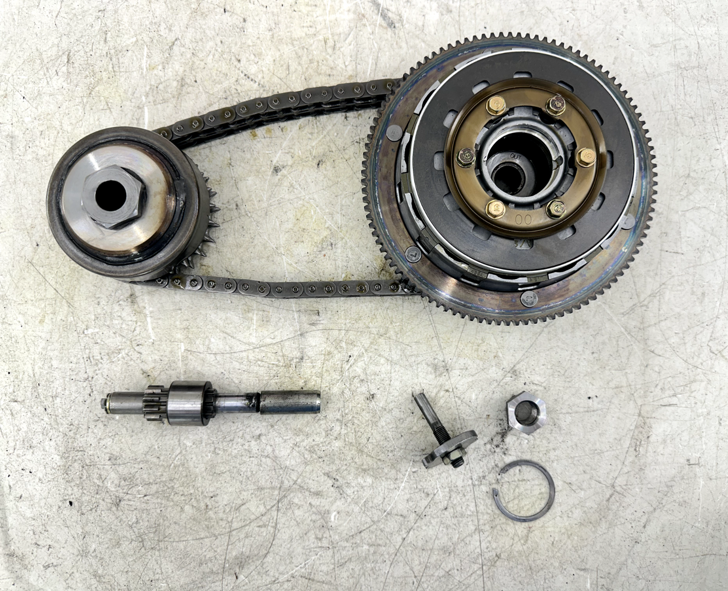 2003 HARLEY ELECTRA GLIDE classic Primary Clutch Chain Compensator Jack Shaft