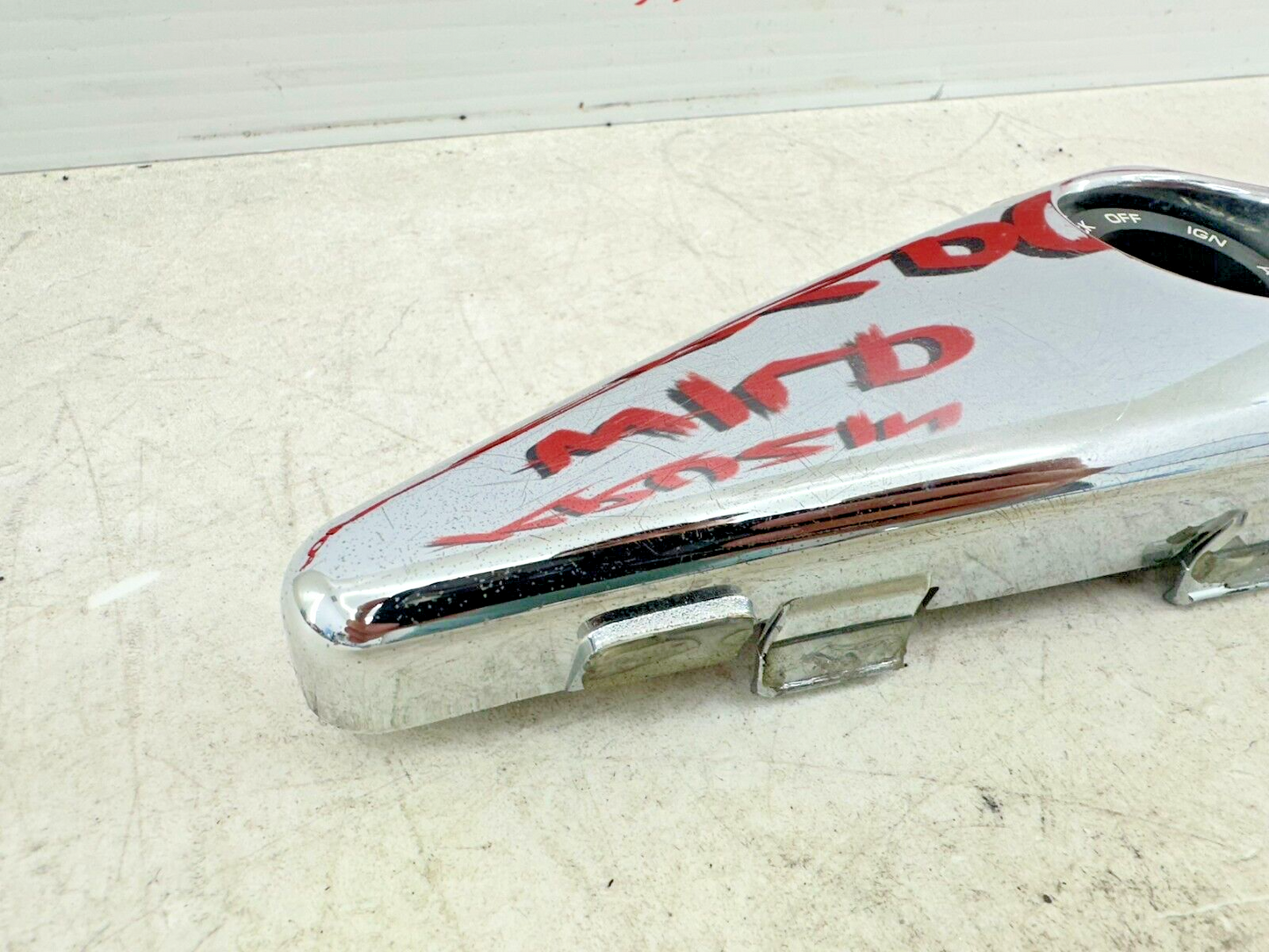 2003 Harley Davidson VRod VRSCA Chrome Ignition Switch Right Side Cover Triangle