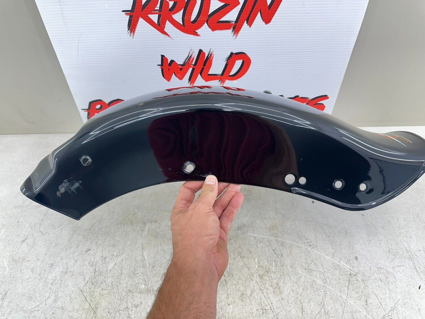 1999 HARLEY SOFTAIL OEM HD Genuine Bob Bobber Rear Fender Black Beautiful!!!