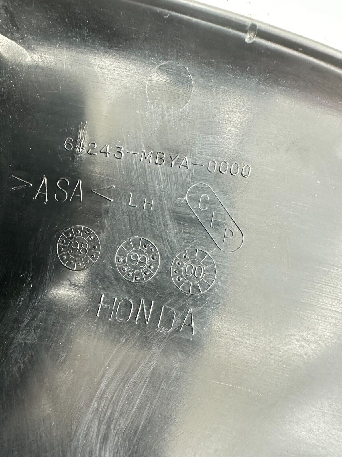 1999 HONDA VALKYRIE INTERSTATE Left Inner Fairing Filler Panel W/ Speaker