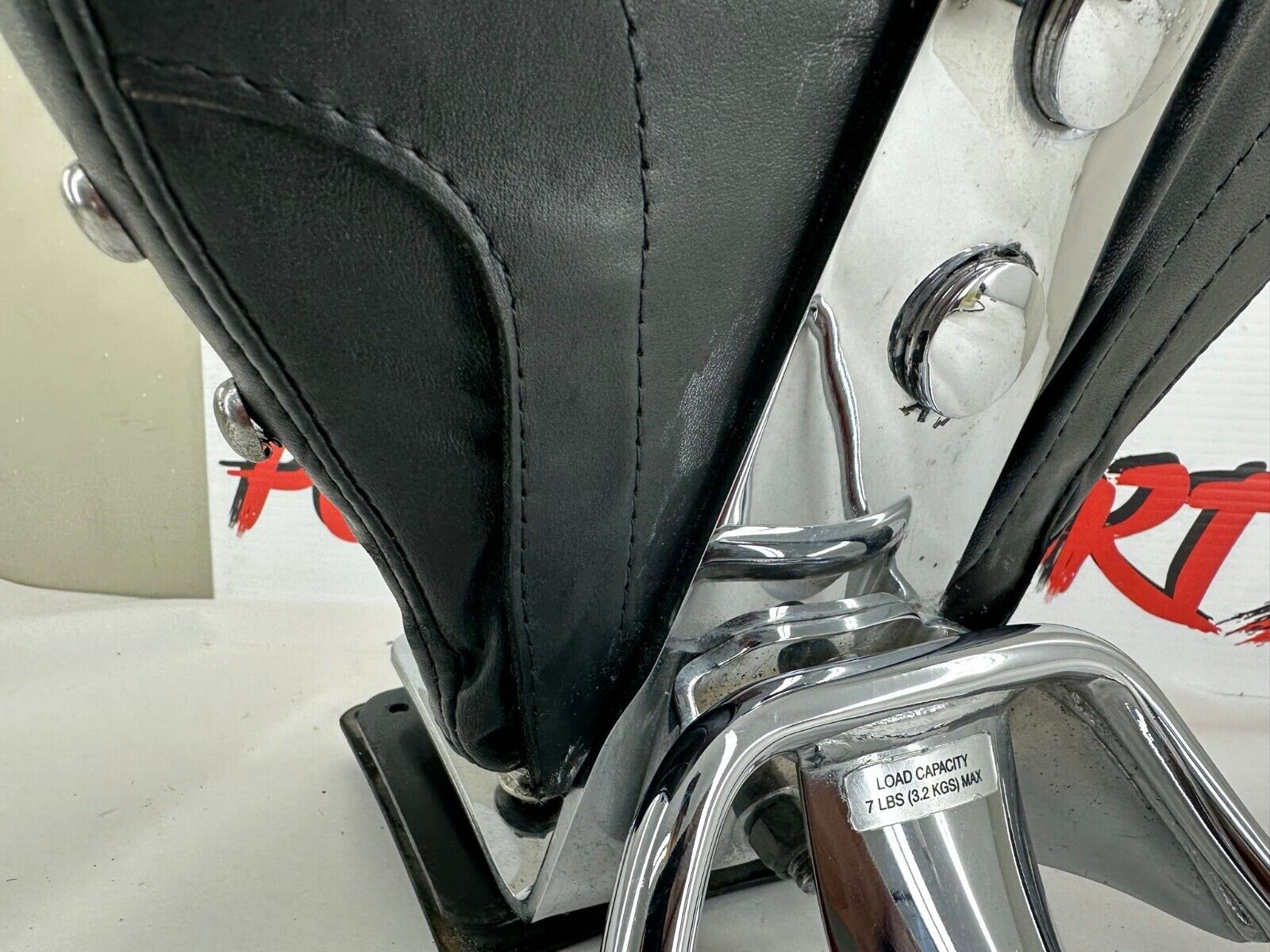2005 HARLEY DAVIDSON SOFTAIL DEUCE Passenger Backrest W/ Luggage Rack OEM