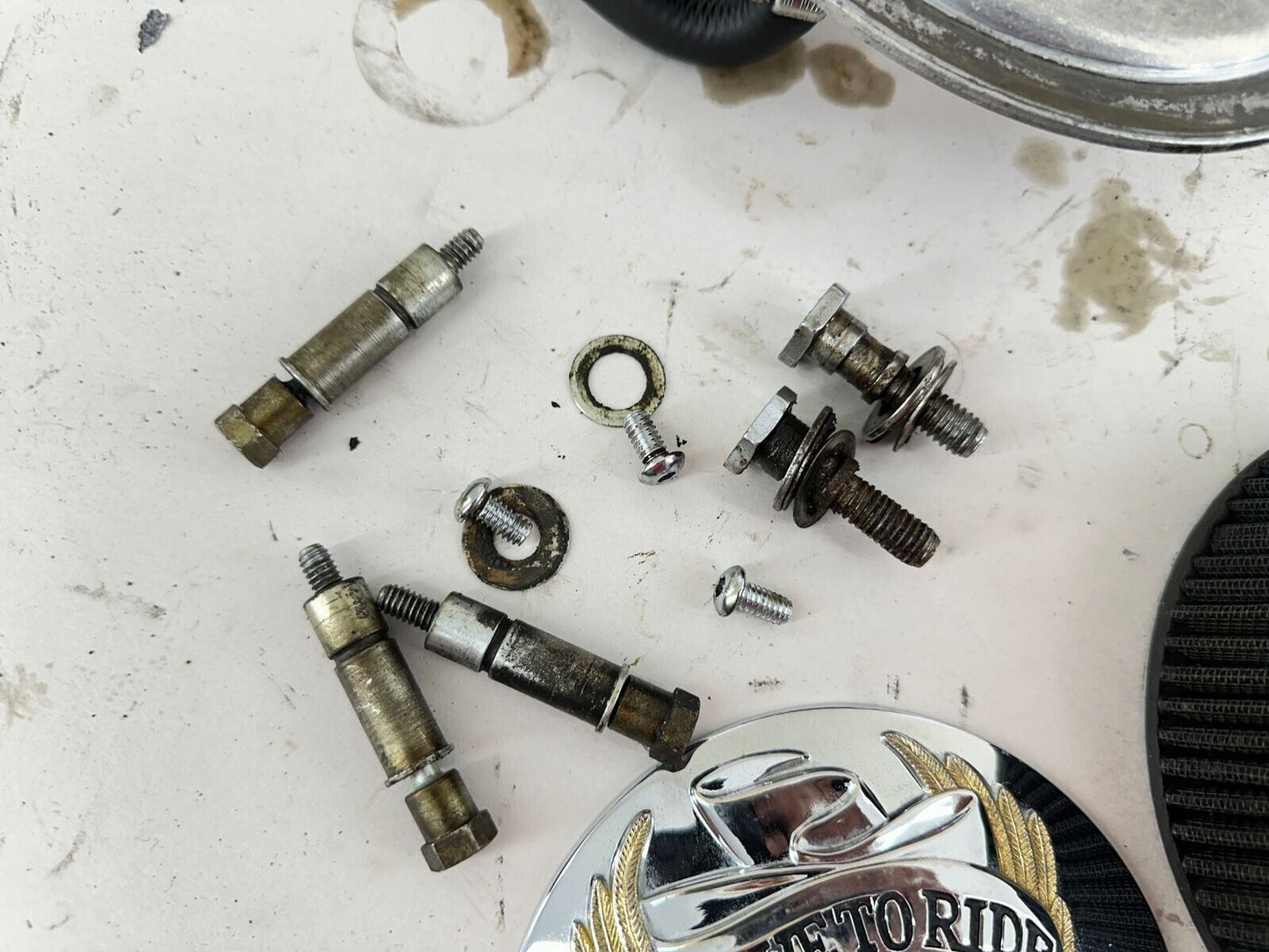 1999 HARLEY ELECTRA GLIDE Air Filter Cover + Mounting Hardware