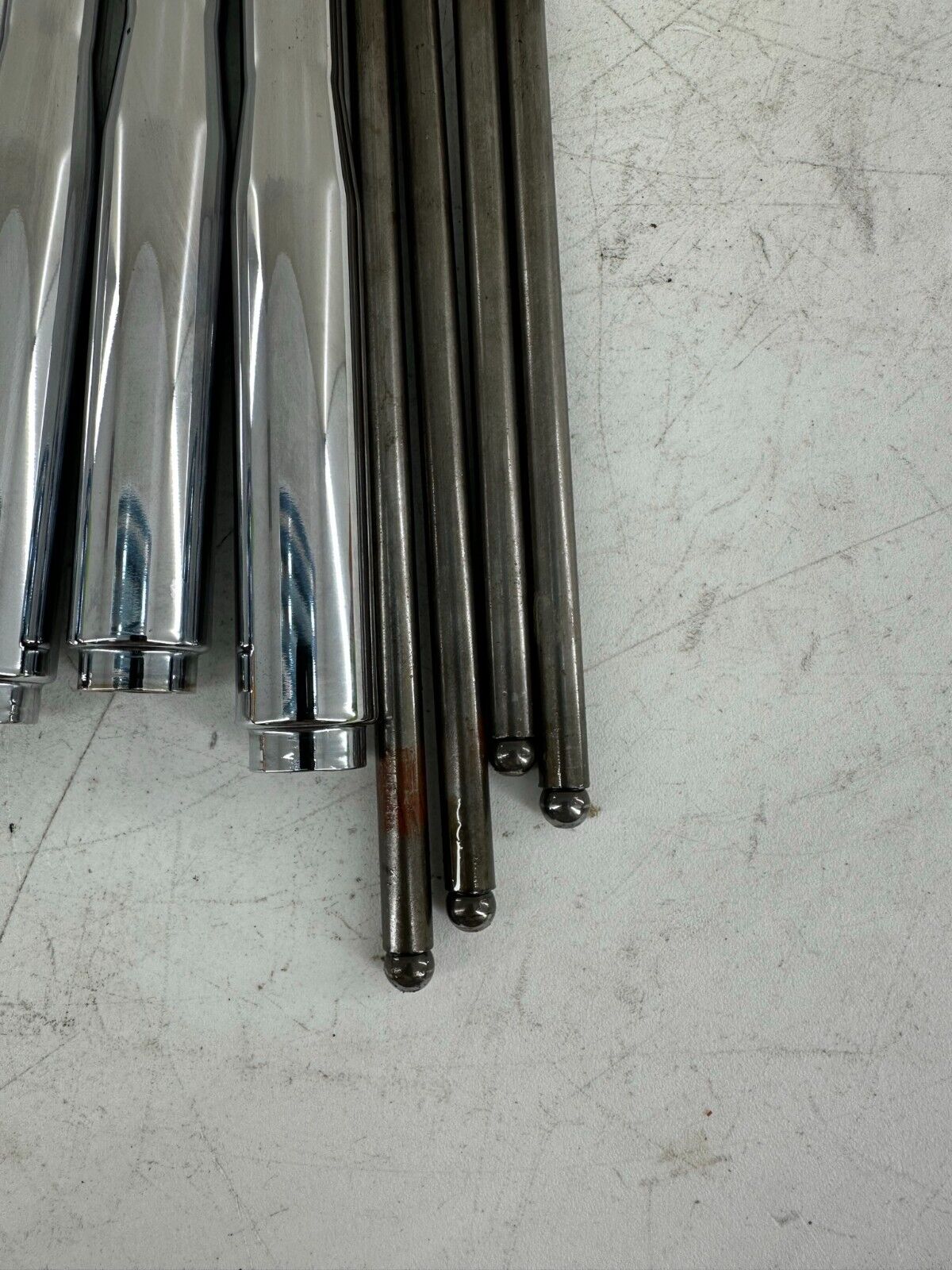 2006 HARLEY DAVIDSON SPORTSTER Chrome Pushrod Covers & OEM HD Pushrod