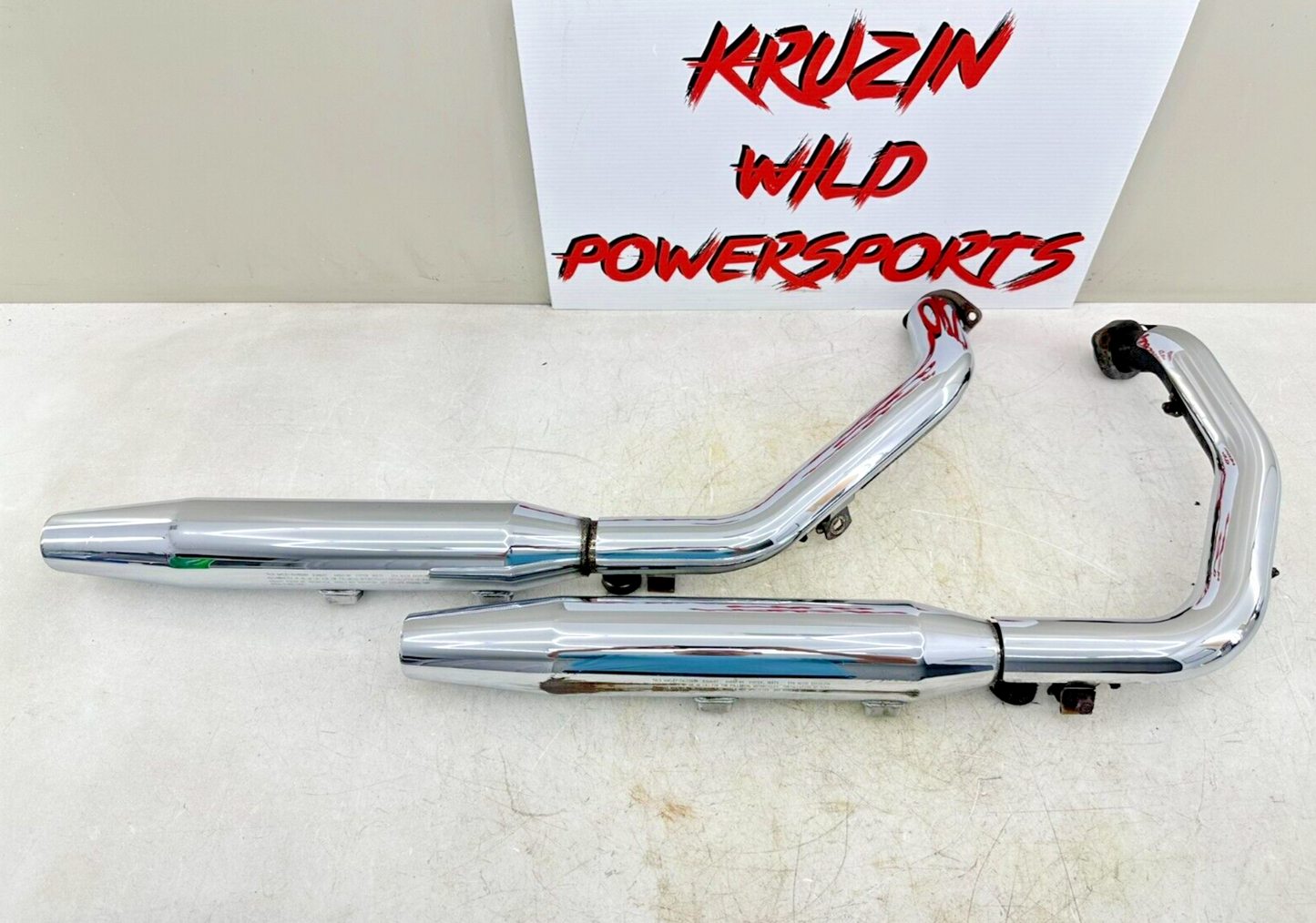 2004 UP HARLEY DAVIDSON SPORTSTER Exhaust System Header Pipes + Muffler