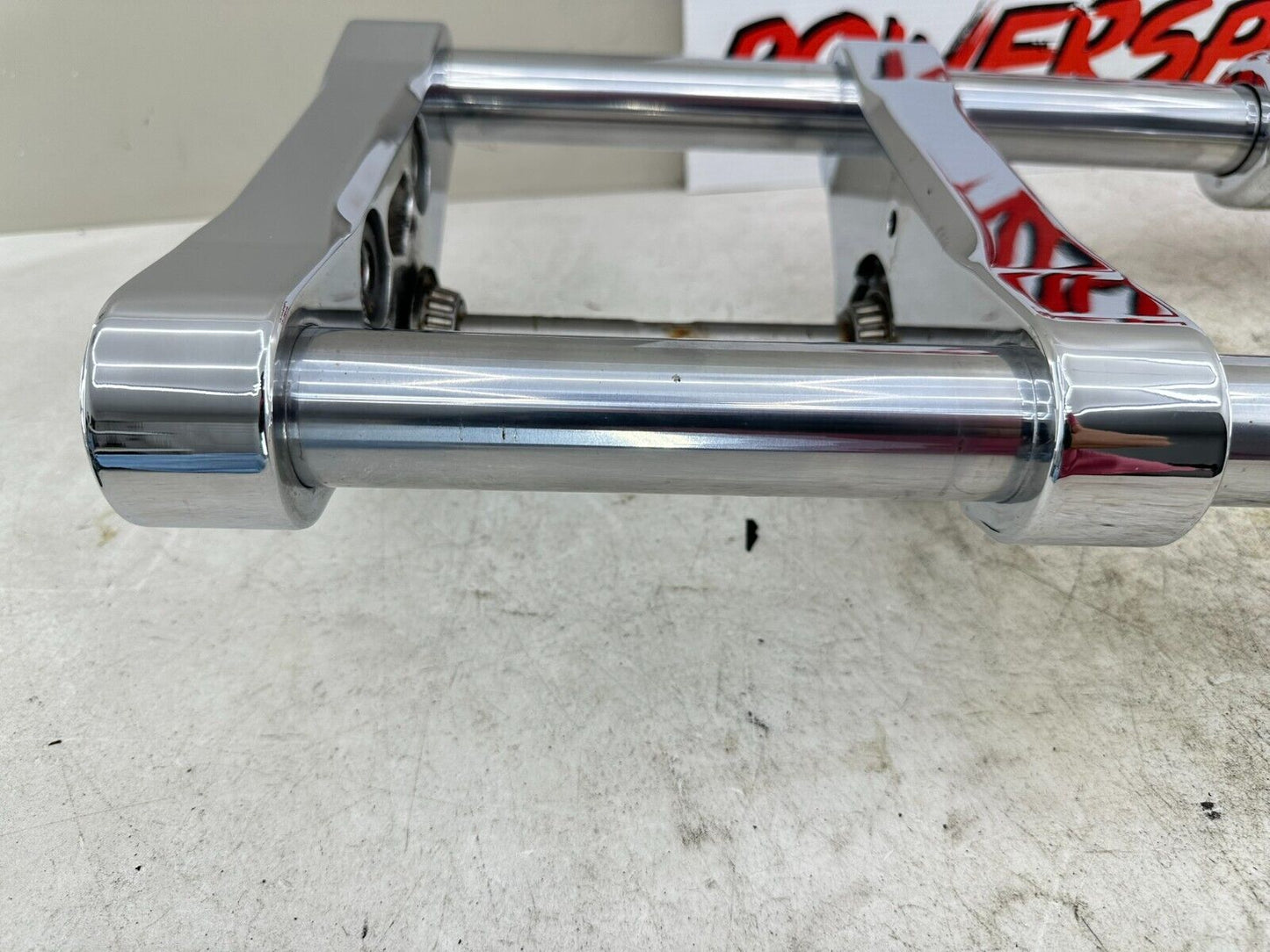 2002 HARLEY DYNA LOW RIDER 41mm Front Forks Wide Glide Chrome Lowers+Triple Tree