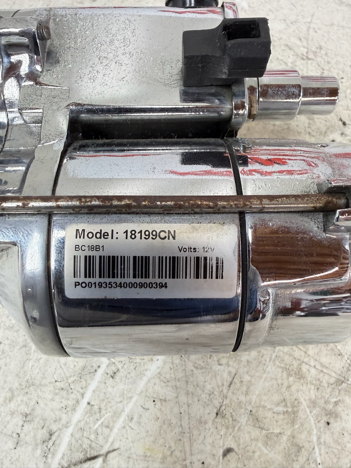 1995 HARLEY FLH ELECTRA GLIDE Engine Starter Motor Chrome