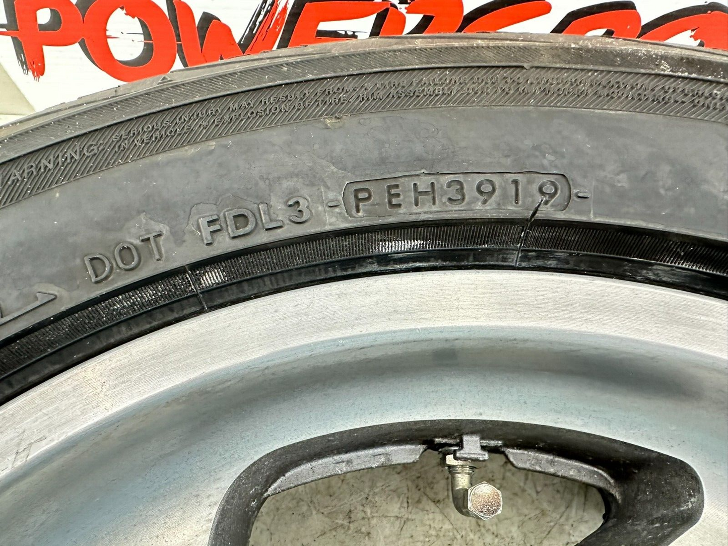 2004 Honda Goldwing GL1800 16" Rear Wheel Rim W/ Car Tire 195/55/16 + Rotor