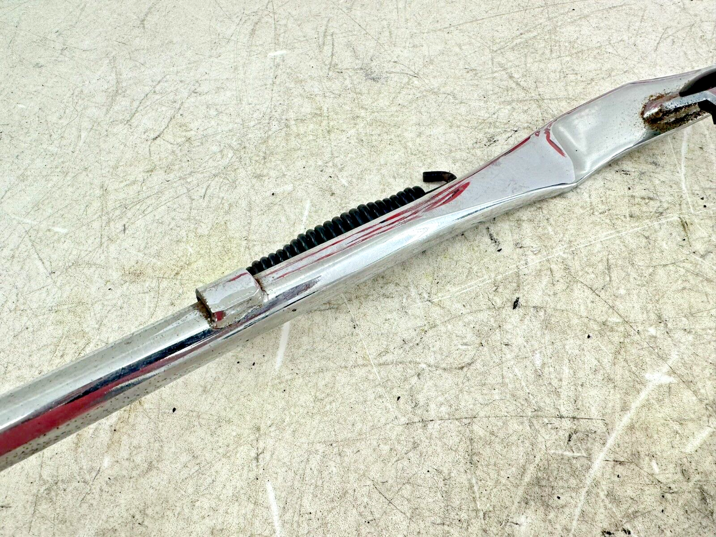 2006 HARLEY SOFTAIL DELUXE OEM HD Chrome Kickstand Kick Side Stand