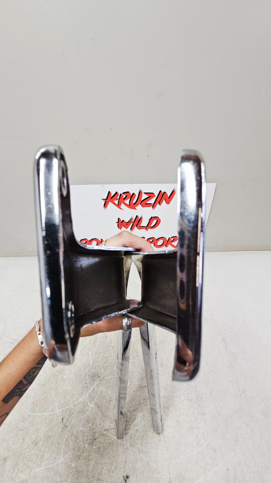 1993 HARLEY SOFTAIL Chrome Rear Fender Frame Strut Arm Bars