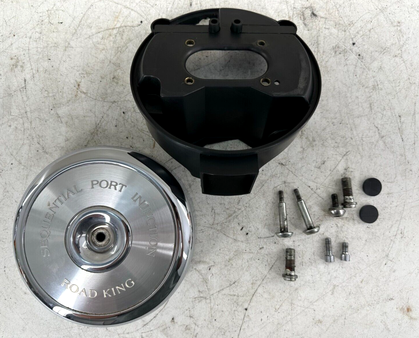 1996 HARLEY FLH ROADKING Touring EFI Intake Housing Filter Backing Plate