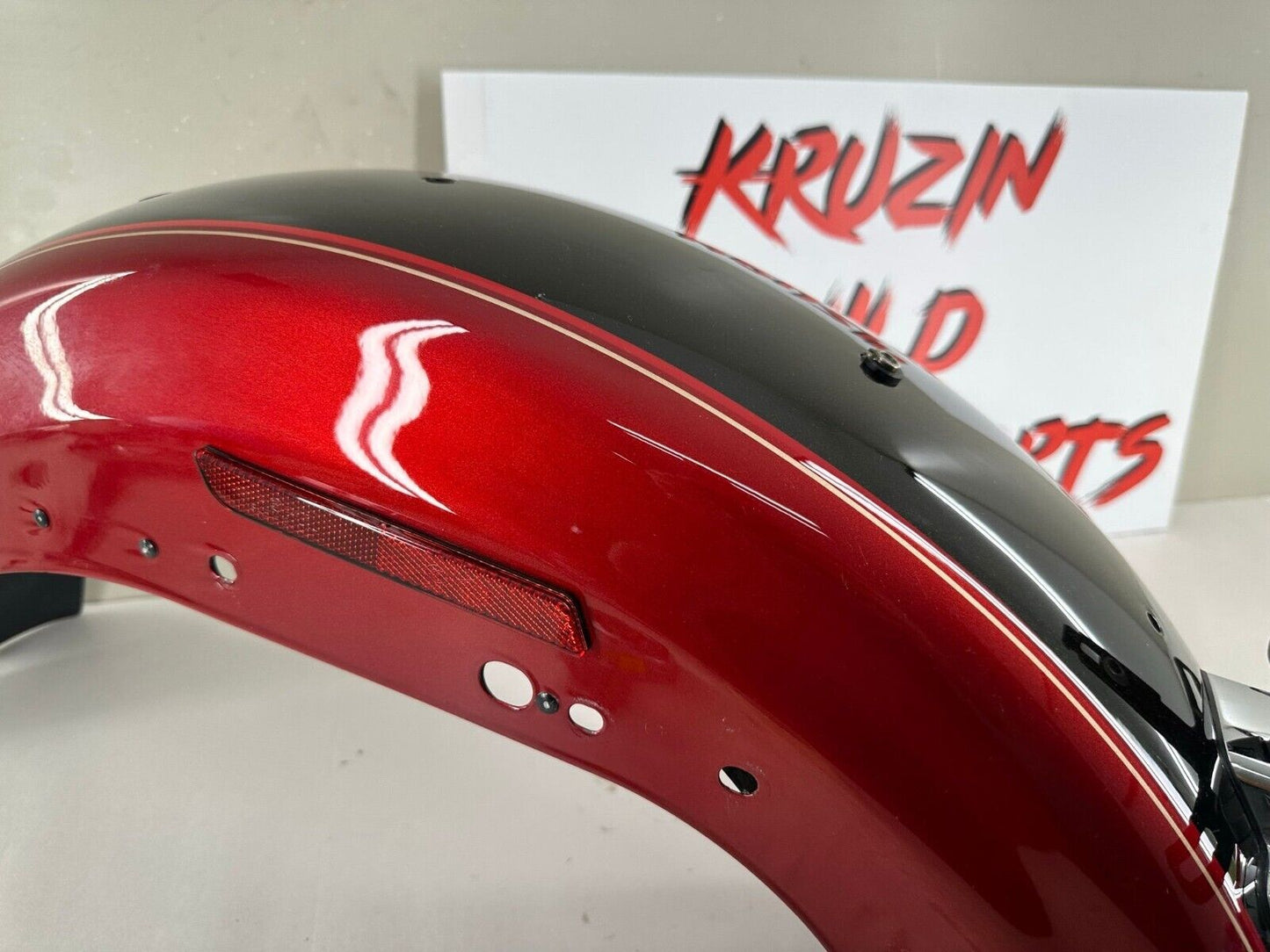 2012 HARLEY SPORTSTER CUSTOM Rear Fender With Brake Light 4K Miles