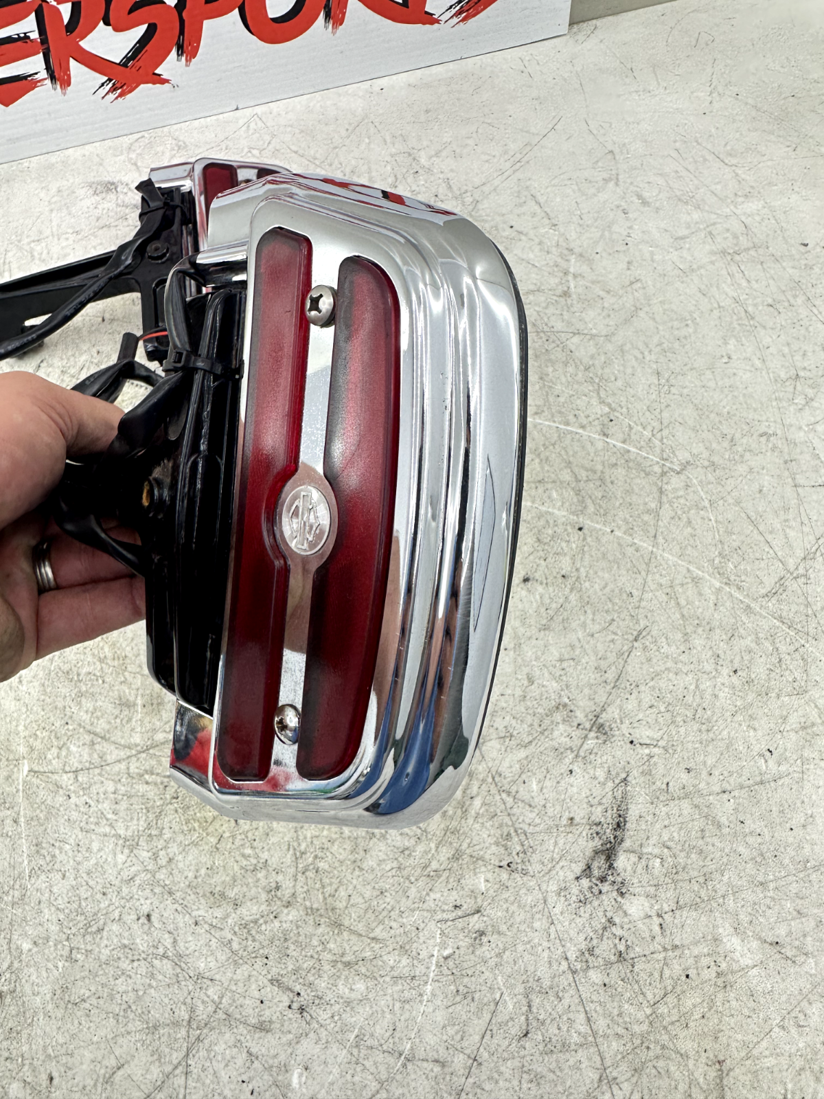 2003 HARLEY ELECTRA GLIDE classic Passenger Floorboards W/ LED Lights OEM HD