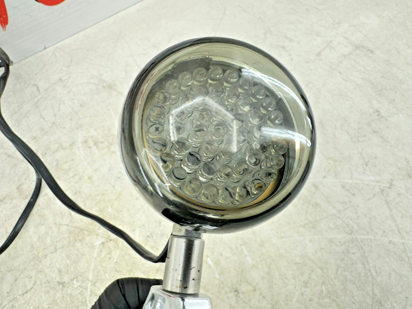 2002 HARLEY DYNA LOW RIDER 41mm Fork Mounted Turn Signals W/ LED Bulb