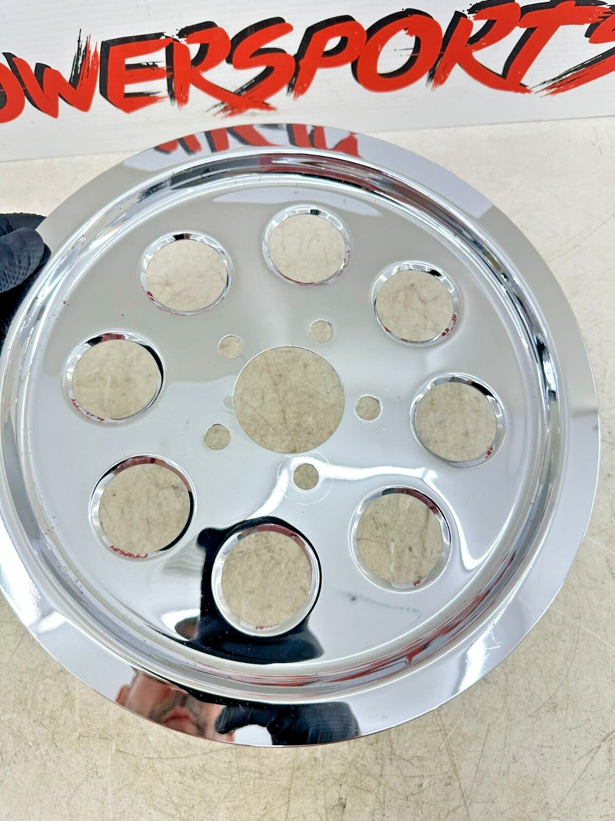 2002 HARLEY DYNA LOW RIDER Chrome Final Drive Pulley Sprocket Gear Cover