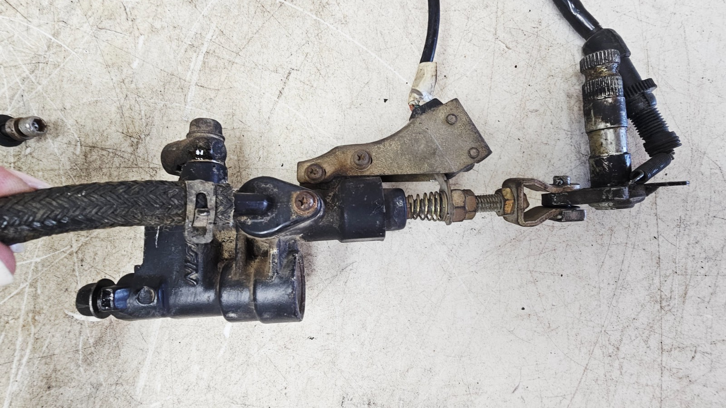 1995 HONDA GOLDWING GL1500 Rear Brake Master Cylinder + Fluid Reservoir
