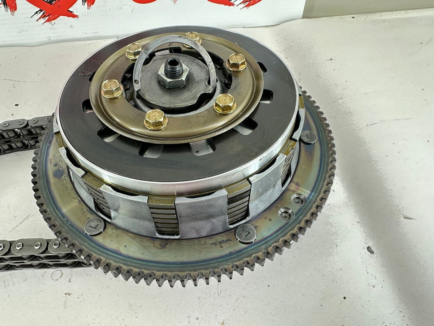 1999 HARLEY ELECTRA GLIDE Primary Clutch Chain Gears Basket