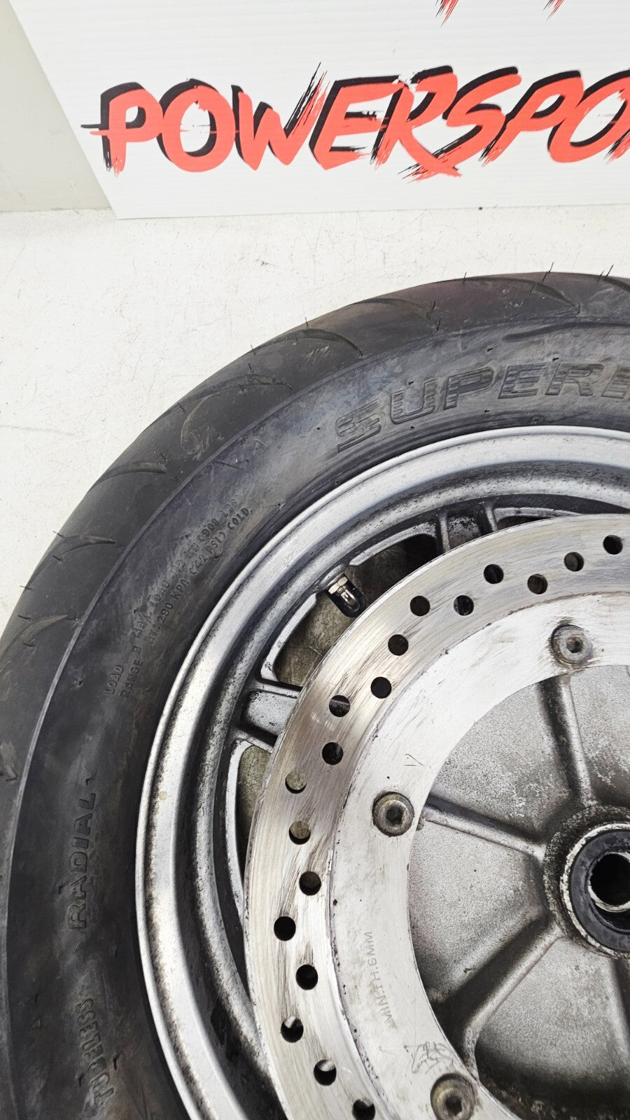 1995 HONDA GOLDWING GL1500 Rear Mag Wheel Rim Tire 16X3.5 Brake Rotor