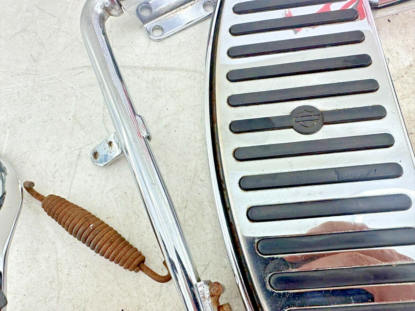 1995 HARLEY SOFTAIL OEM HD Driver Floorboards Footrest Heel Toe Shifter Brake