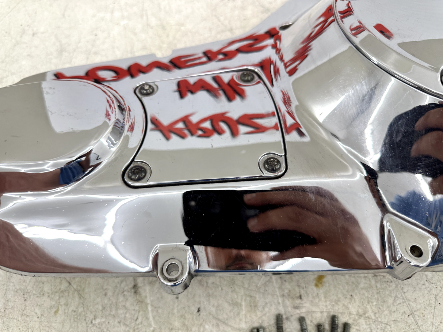 2003 HARLEY ELECTRA GLIDE classic Chrome Outer Primary Clutch Cover Case