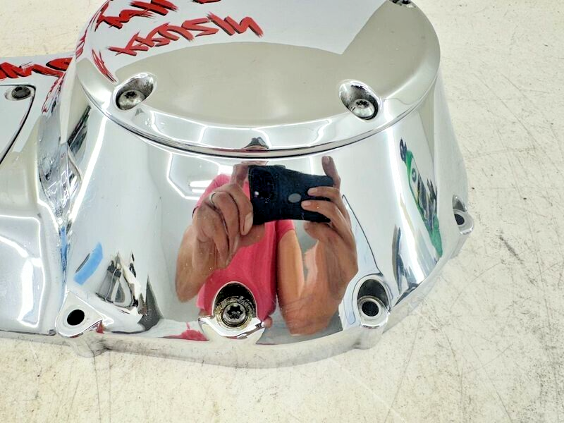 1999 HARLEY FLH ELECTRA GLIDE Chrome Outer Primary Clutch Cover Case Housing