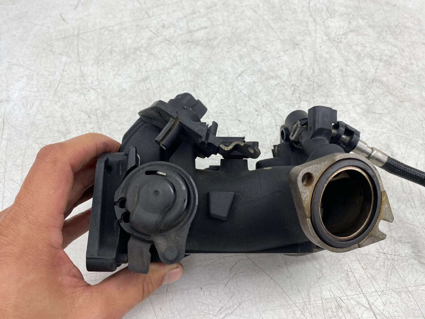 2007 Harley Davidson Dyna Throttle Body EFI Intake Manifold OEM HD Nice