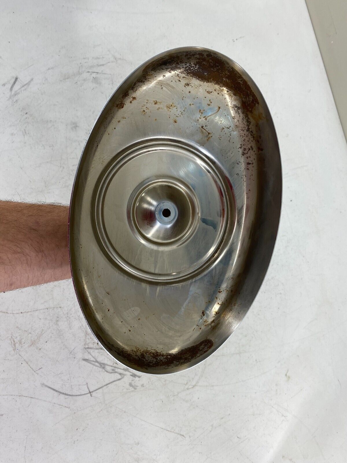 2003 HARLEY DAVIDSON SOFTAIL Chrome Air Filter Housing Cover Chrome Oval