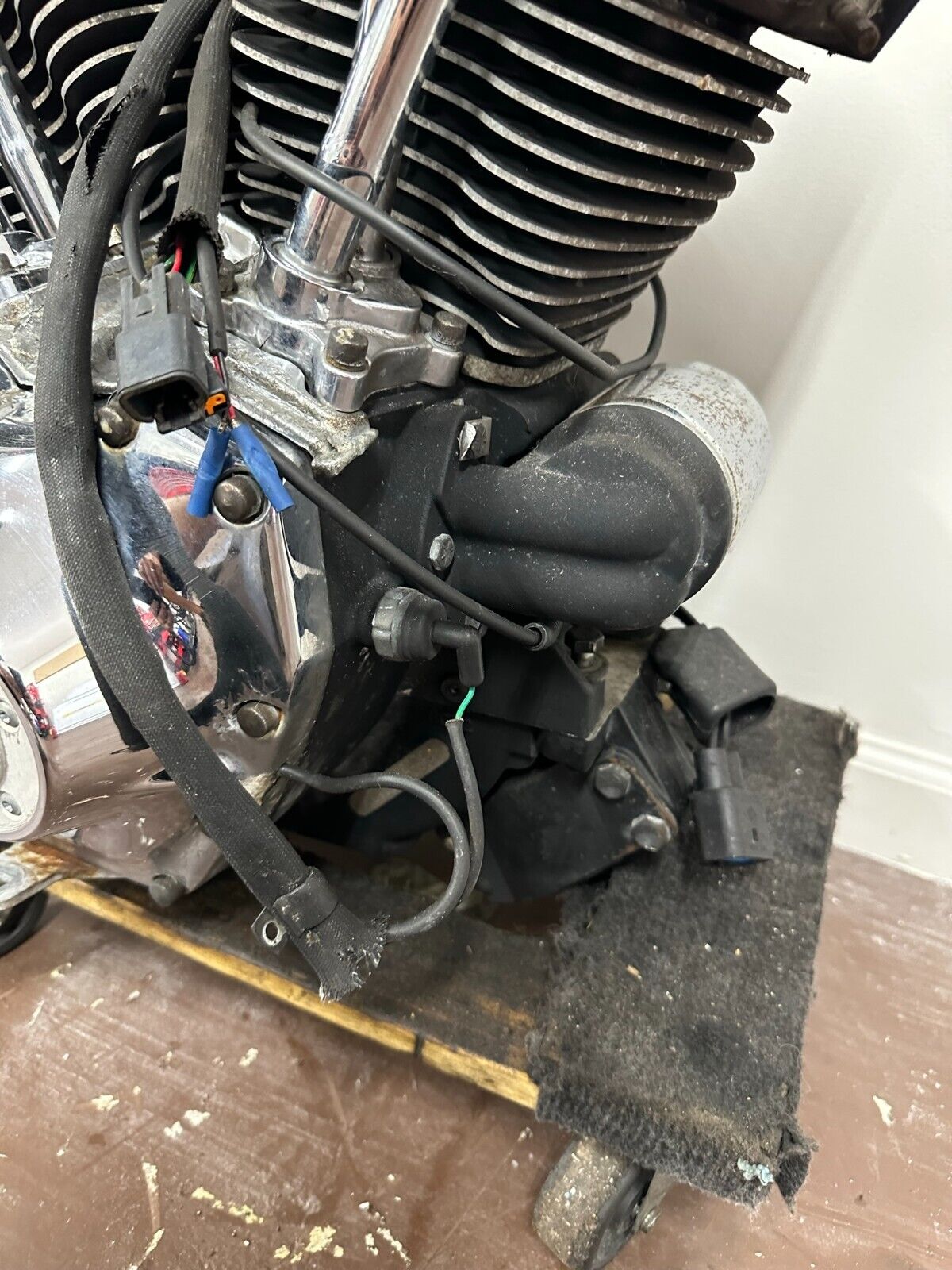 2000 HARLEY DAVIDSON TWIN CAM A ENGINE MOTOR COMPLETE 150 PSI COMPRESSION