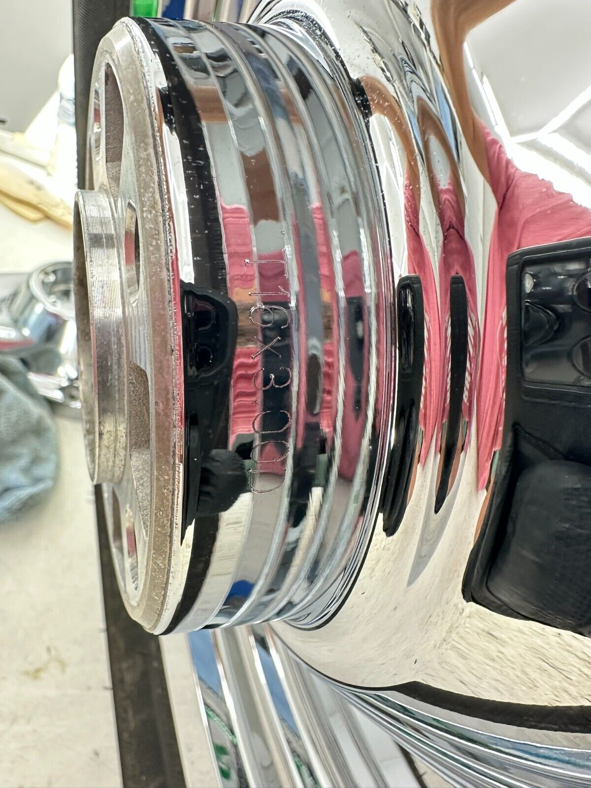 2002 HARLEY DYNA LOW RIDER Solid Chrome Rear Wheel Rim Tire FITS 2000 Up HD