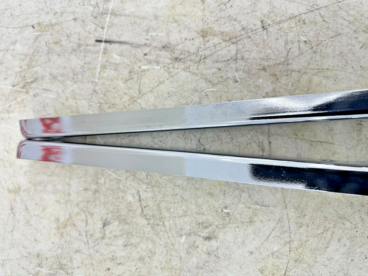 2002 HARLEY DYNA LOW RIDER Chrome Rear Fender Frame Strut Arm Bars