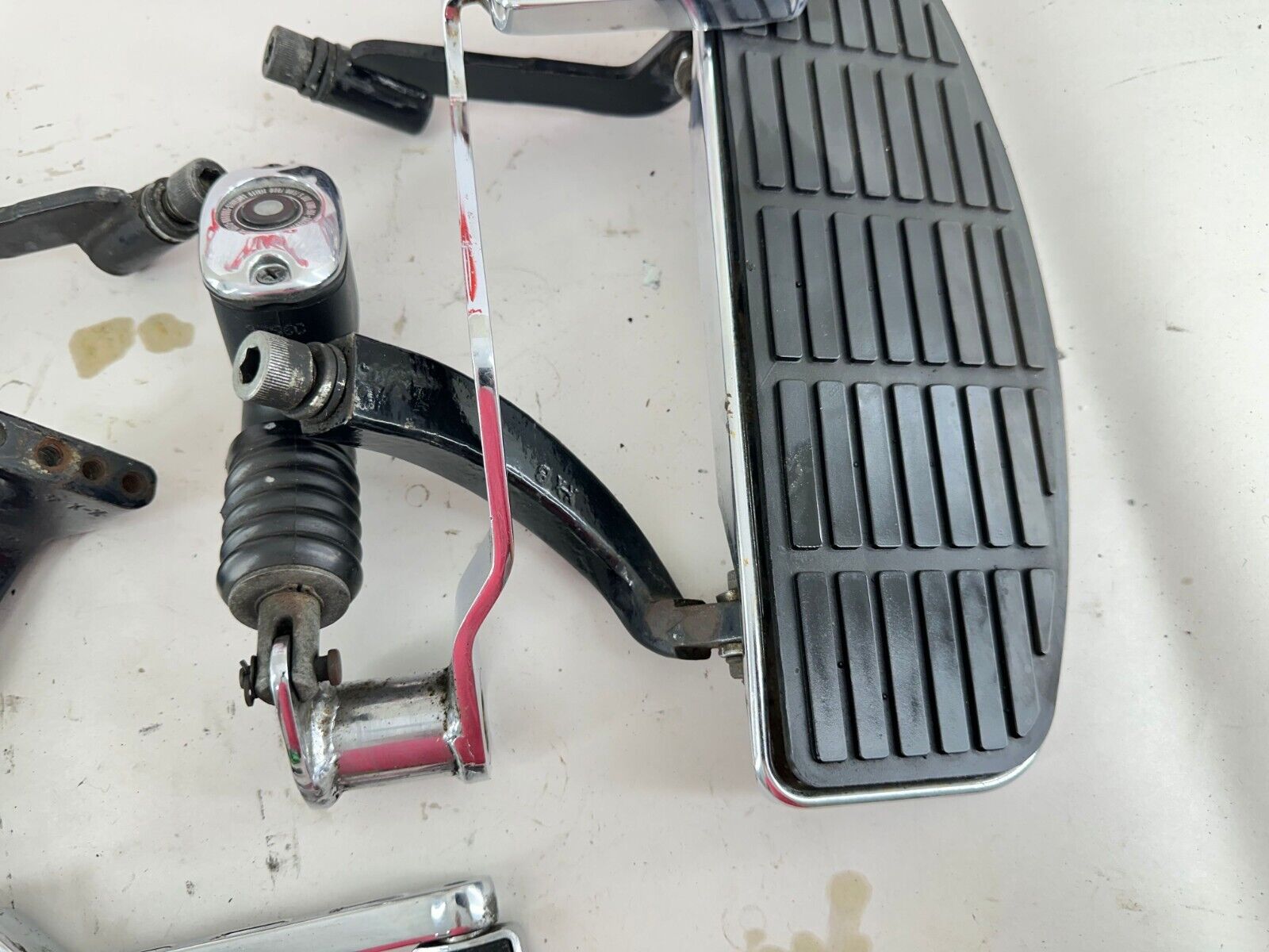 1999 HARLEY ELECTRA GLIDE Driver Floor Boards Shifter Brake Pedal + Master