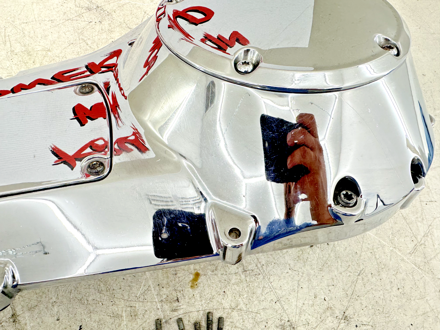 2003 HARLEY ELECTRA GLIDE classic Chrome Outer Primary Clutch Cover Case