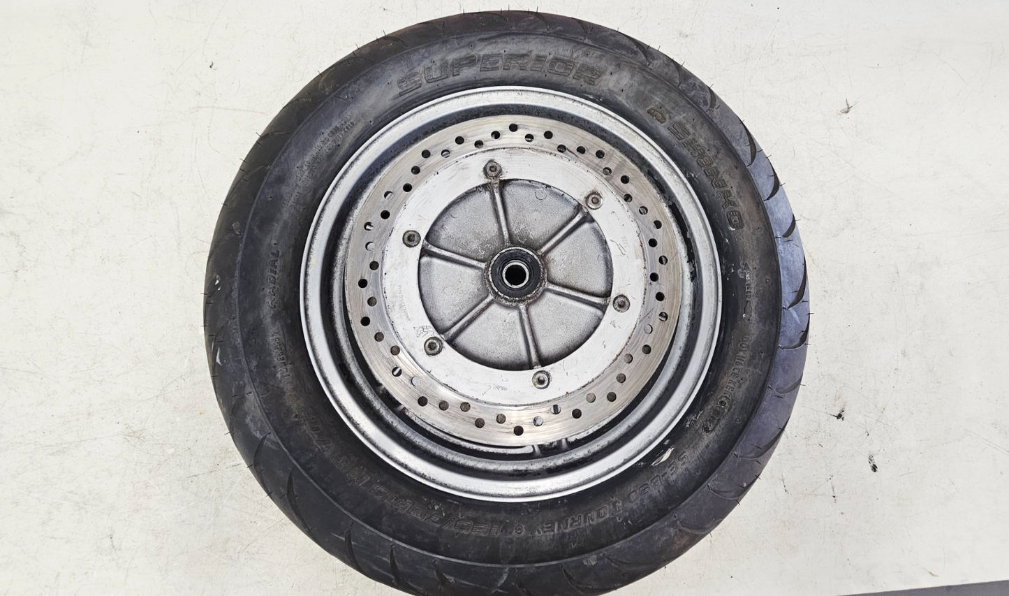 1995 HONDA GOLDWING GL1500 Rear Mag Wheel Rim Tire 16X3.5 Brake Rotor
