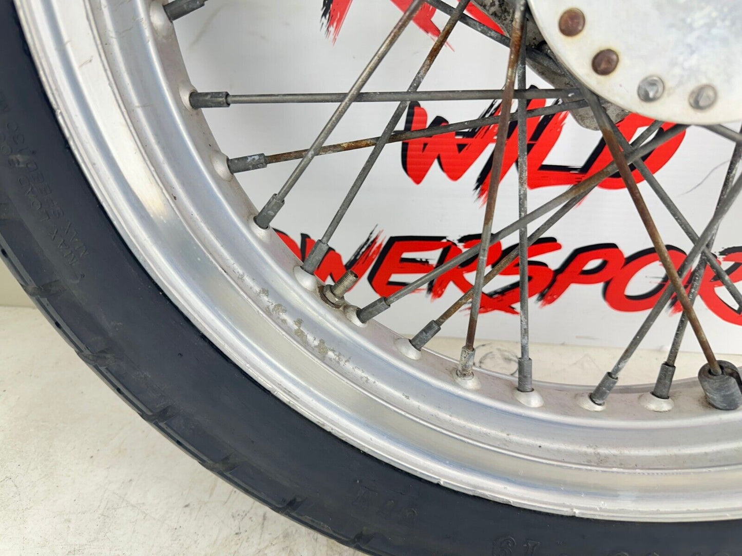 2003 Harley Davidson Sportster 99 Down 19" Front Wheel Rim Spoke Laced