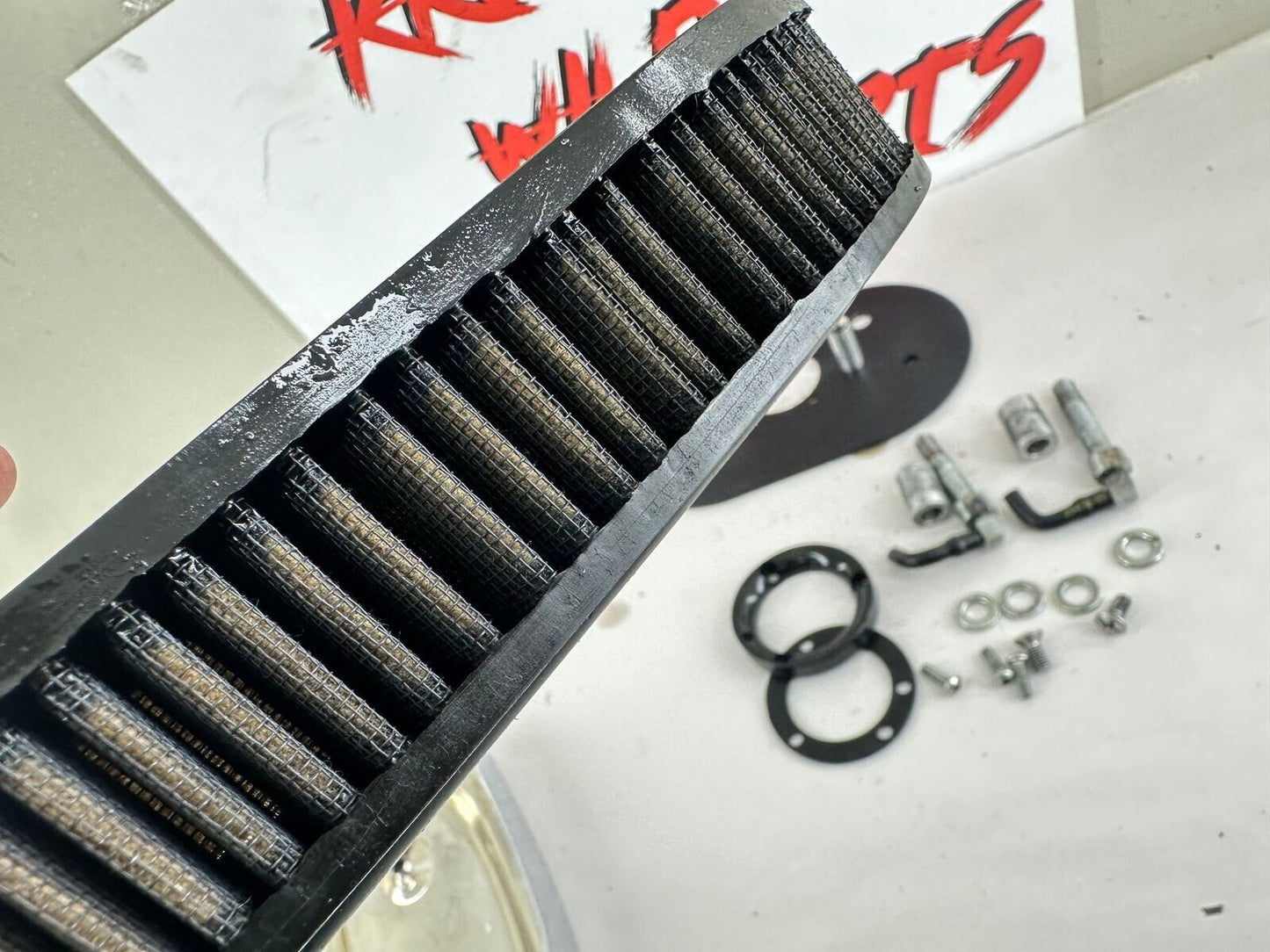 2003 Harley Davidson Sportster Air Filter + Cover + Backing Plate
