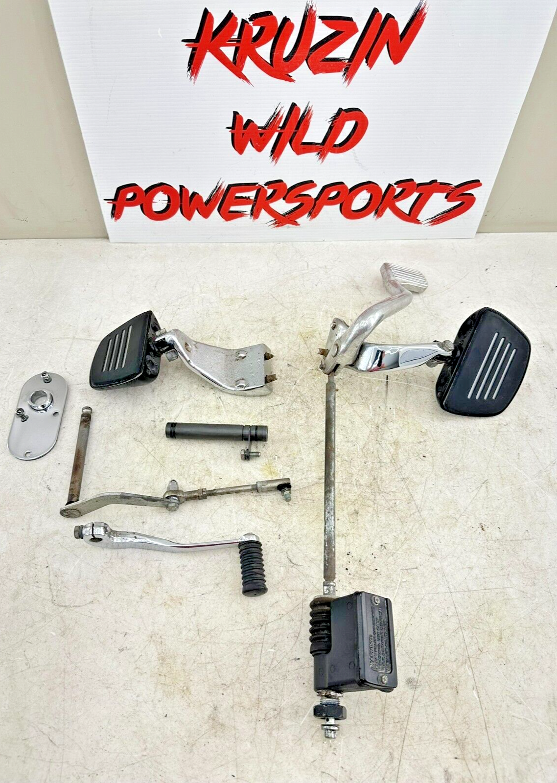 2002 HARLEY DYNA LOW RIDER OEM HD Mid Controls Shift Lever Brake Pedal + Linkage