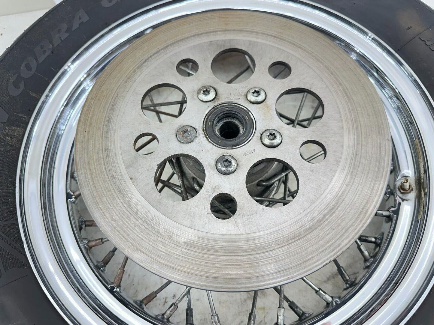 1999 HARLEY SOFTAIL 99 Down 16" Rear Wheel Rim Tire Spoke Laced W/ Hub